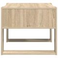 vidaXL Konferenčný stolík Sonoma dub 66 x 53 x 45 cm Kompozitné drevo