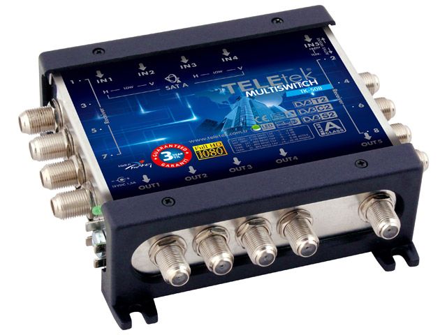 Teletek TK-508 - multiprepínač 5/8 kaskádový