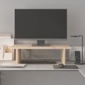 vidaXL Stojan na monitor 50x27x15 cm masívna borovica