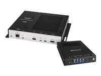 Crestron Collab CCC-BYOD-KIT - Súprava pre videokonferencie (vysielač, prijímač) - čierna - napájací adaptér súčasťou balenia