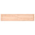 vidaXL Stolová doska 200x40x(2-6) cm, neošetrený masív, živé hrany