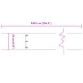 vidaXL Obrubník trávnika 10 ks 25 x 103 cm Nehrdzavejúca oceľ