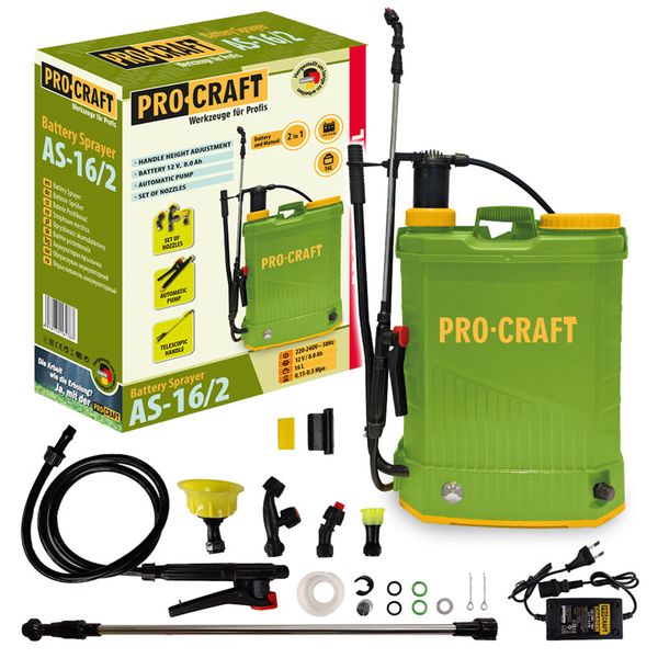 Postrekovač AKU PROCRAFT AS-16/2