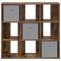 vidaXL Servírovacia skriňa Dymová dub 73,5 x 24 x 69,5 cm