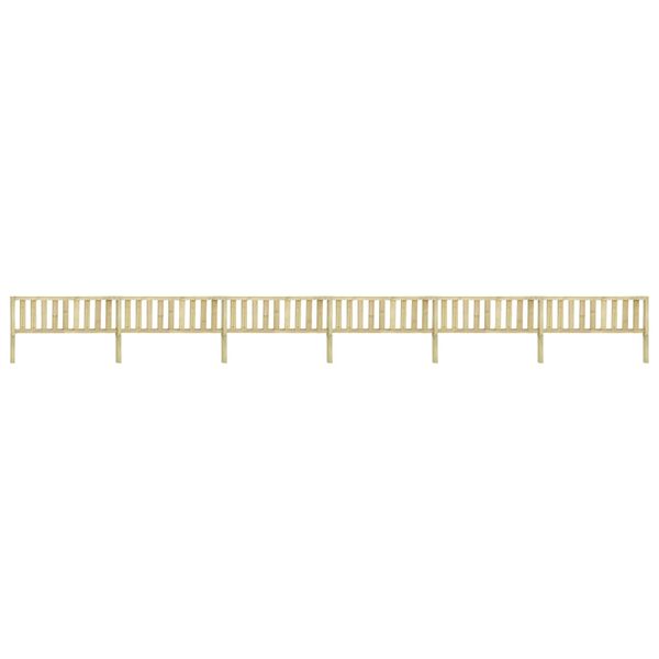 vidaXL Záhradný plot, impregnovaná borovica 10,62x1,1 m