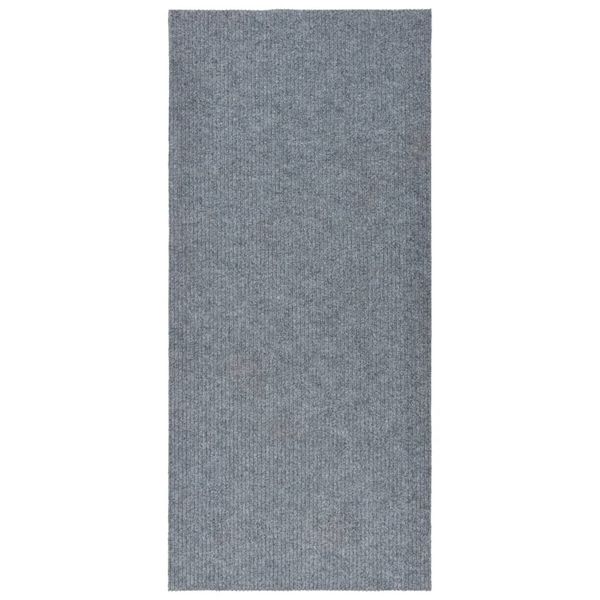 vidaXL Rohož na zachytávanie nečistôt 100x250 cm modro-sivá