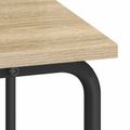 vidaXL Stôl s úložným priestorom Dub sonoma 60 x 50 x 91 cm