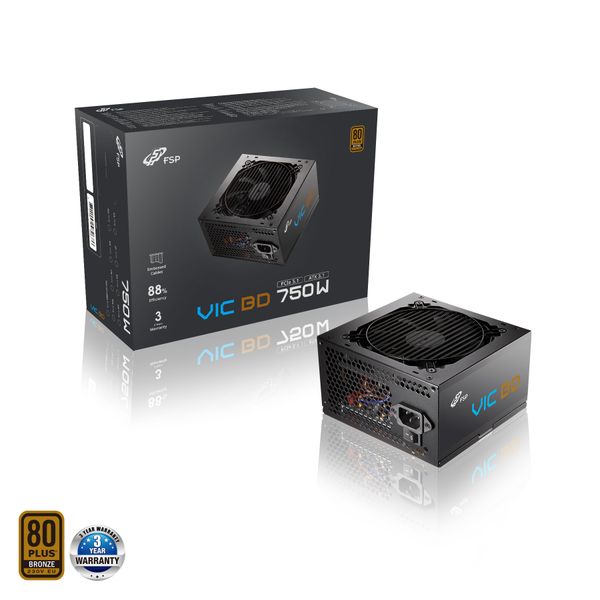 Fsp vic bd 750, 80PLUS bronze, atx 3.1, 750W