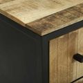 vidaXL Servírovacia skriňa so zásuvkou 70 x 35 x 70 cm Mangový masív