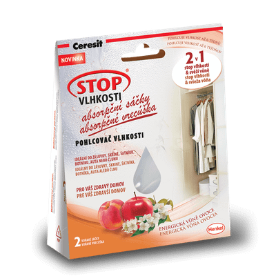 2104817 Ceresit STOP VLHKOSTI absorpční sáčky, energ. ovoce, 2x50g