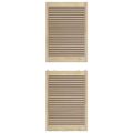 vidaXL Skříňové dvere s dverami 2 ks Prírodná 170 x 2,1 x 59,5 cm