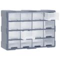 vidaXL Organizér so 16 strednými zásuvkami 52x16x37 cm