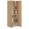 vidaXL Vysoká skrinka dub sonoma 69,5x34x180 cm spracované drevo