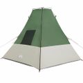 vidaXL Tipi stan 6-miestny Vodoodolný Zelená taft
