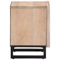 vidaXL Nočné stolíky 2 ks 40x34x46 cm masívne bielené mango
