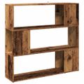 vidaXL Skriňa na knihy/Izbový prepážka Old Wood 100x24x94 cm