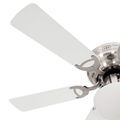 vidaXL Stropný ventilátor s osvetlením Ø 82 cm Biela
