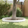 vidaXL Obrubník trávnika 10 ks 103 x 30 cm Oceľ Biela