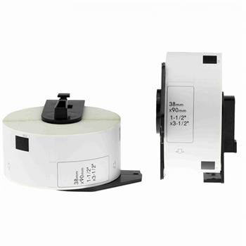 Brother - kompatibilná rolka etikiet DK-11208, 38mm x 90mm (veľký adresný štítok)