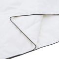 vidaXL Zimný prehoz 135 x 220 cm Zima Perie Biela Priedušná