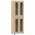 vidaXL Highboard FLORIN 60 x 35 x 182 cm Sonoma dub Kompozitné drevo