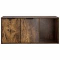 vidaXL Nábytok pre mačky Dymový dub 100 x 49 x 45 cm Kompozitné drevo