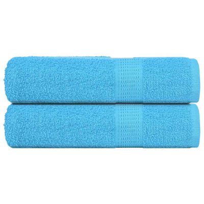 vidaXL Sprchové osušky FROGN 2 ks tyrkysové 70x140 cm 360 g/m²