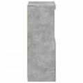 vidaXL Komoda s LED svetlami betónovo sivá 41x37x100 cm