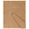 vidaXL Fotorámiky na stôl, koláž 3 ks, svetlý dub 21x29,7 cm