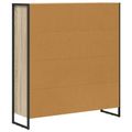 vidaXL Knižnica 99,5 x 30 x 108 cm Kompozitné drevo Sonoma