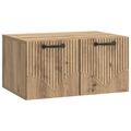 vidaXL Nástenná TV skrinka 59,5 x 41 x 30 cm Dub artisan