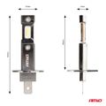 LED žiarovky hlavného svietenia Hybrid séria H1 6000K Canbus 60W AMIO-04112