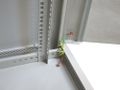 RACK 19" nástenný ZETA 6U 600x450 RAL7035, dvere sklo na samozostavenie, sivý