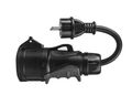Green Cell EVAK01 adaptér Red CEE 16A 400V 5P na 230V Schuko zásuvku