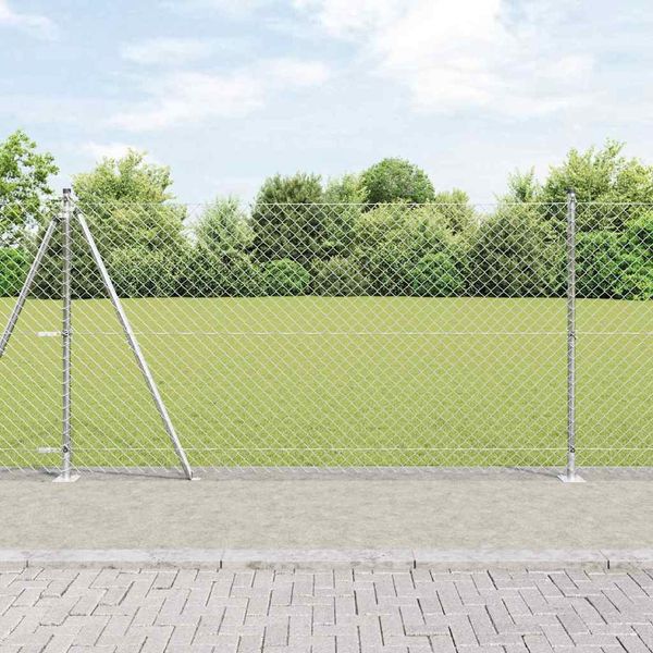vidaXL Zvarené drôtené pletivo s betónovým základom 10 x 1,2 m