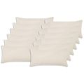 vidaXL Poťah na podložku 12 pcs HEERLEN Krémová 40 x 80 cm Bouclé