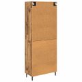 vidaXL Highboard 2 ks Staré drevo 69,5 x 34 x 180 cm Kompozitné drevo