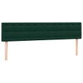 vidaXL Box Spring Posteľ s matracom Tmavo zelená 200x210 cm Zamat