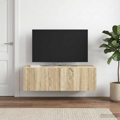 vidaXL Nástenná TV skrinka 98 x 41 x 30 cm Dub sonoma Kompozitné drevo