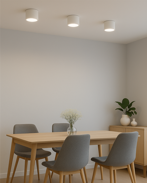 Q-14AD LED Stropné bodové svetlo 3CCT biele QTEC