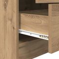 vidaXL Highboard Remeselný dub 45,5 x 34 x 127 cm