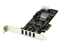 PCIe SuperSpeed USB 3.0 Expansion Card w/ 2 Dedicated 5Gbps Channels (PEXUSB3S42V) - USB adaptér - PCIe x4 - USB 3.0 x 4 - pre P/N: BNDTB10GI, BNDTB210GSFP, BNDTB310GNDP, BNDTB410GSFP, BNDTB4M2E1, BNDTBUSB3142
