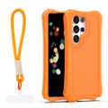 Puzdro Safepop s remienkom pre Samsung Galaxy S26 Ultra oranžový