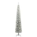 vidaXL Umelý vianočný stromček Zelená 300 cm PVC, oceľ a plast