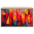 vidaXL Nástenný TV kabinet HEESCH 69 x 33 x 40 cm Dub sonoma