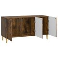vidaXL TV skrinka 99 x 34,5 x 50 cm Dymový dub Kompozitné drevo