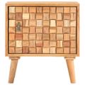 vidaXL Nočný stolík 42x35x45 cm akáciový masív