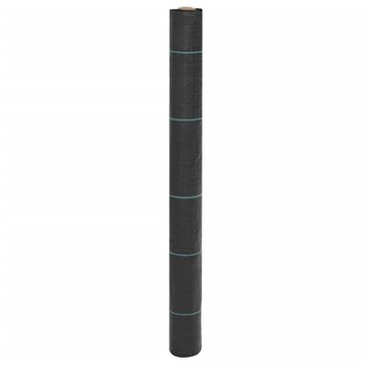 vidaXL Membrána proti burine čierna 1x25 m PP