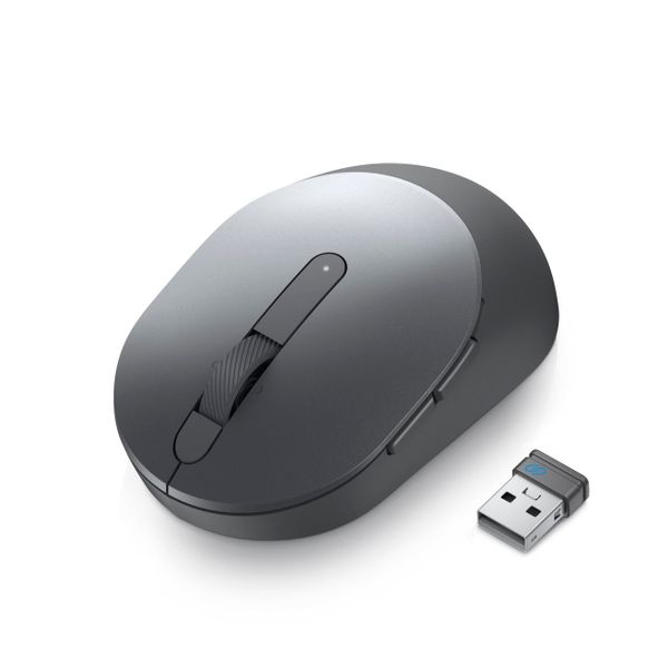 Dell MS5120W/Kancelárska/Optická/1 600 DPI/Bezdrôtová USB/Šedá