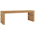 vidaXL konferenčný stolík 110x35x38 cm Teakové masívne drevo